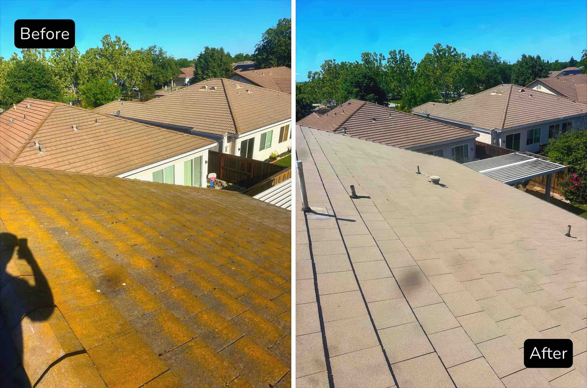 Soft Wash Roof Cleaning Done Right in Roseville image