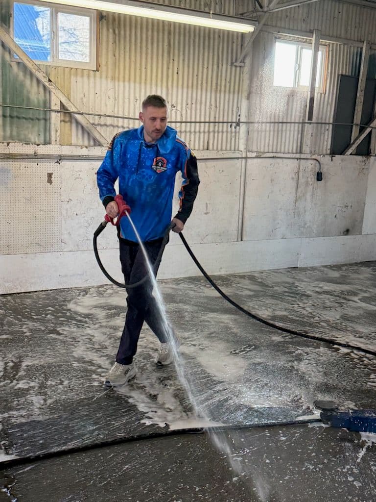 Deep Clean in Action at Folsom Shop