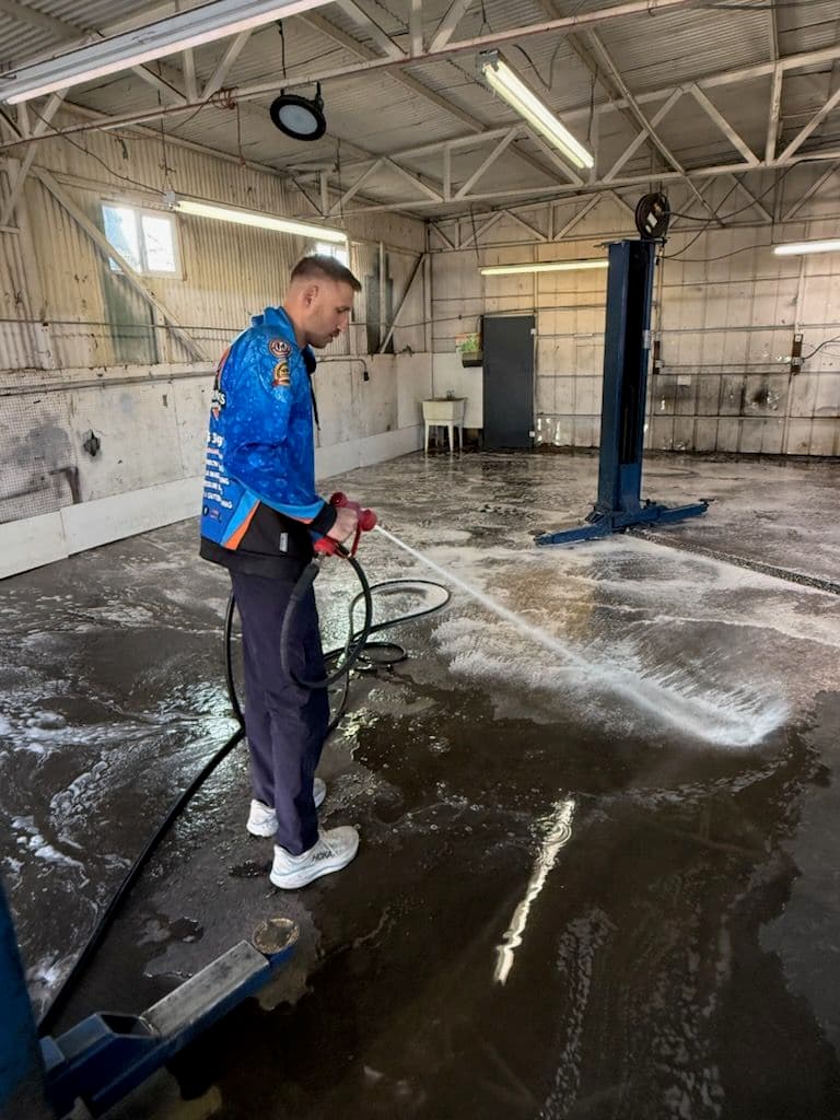 Deep Clean in Action at Folsom Shop